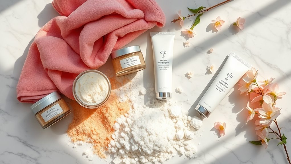 luxury body scrub sets