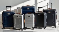luxury durable travel luggage