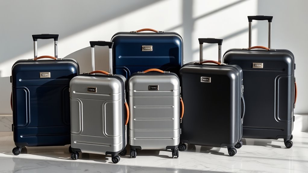 luxury durable travel luggage