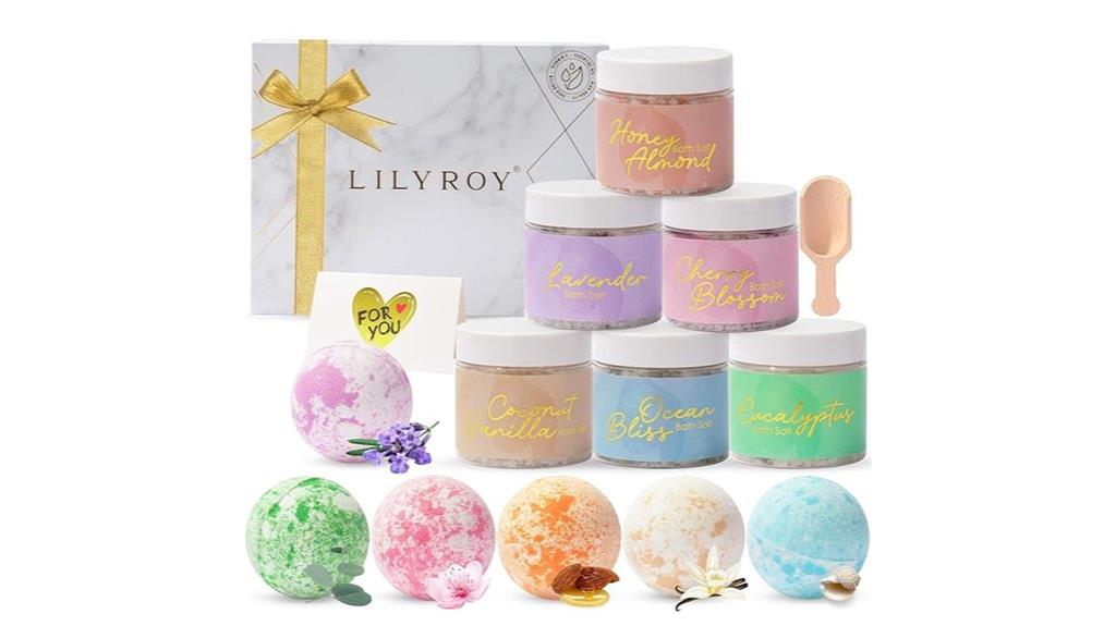 luxury floral bath gift
