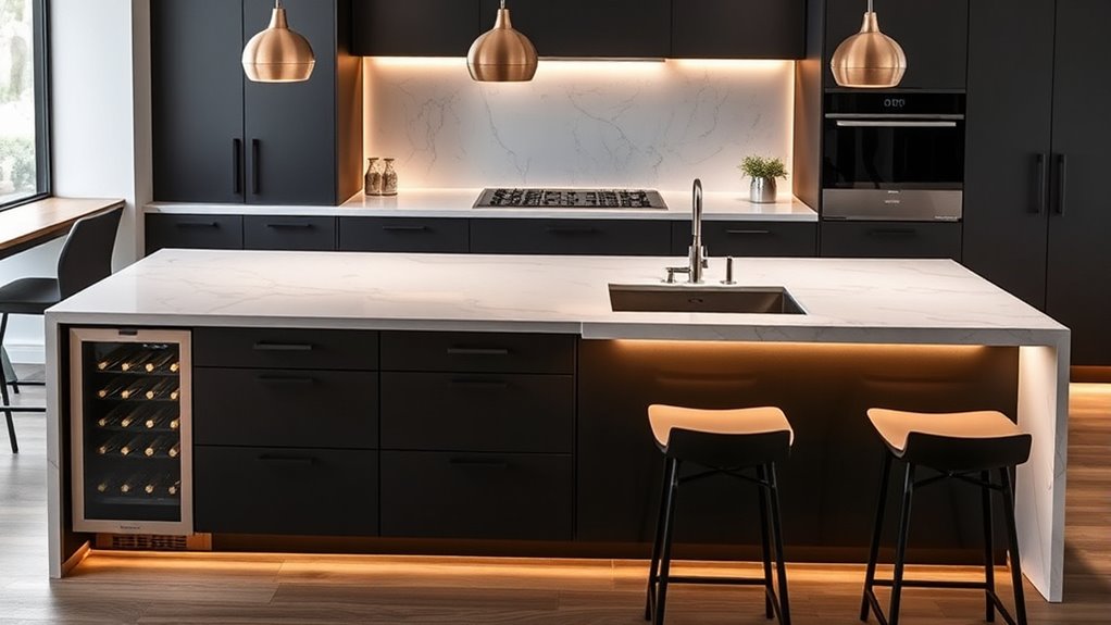 luxury kitchen island ideas