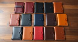 luxury leather passport sets