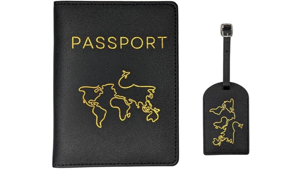 luxury leather travel set
