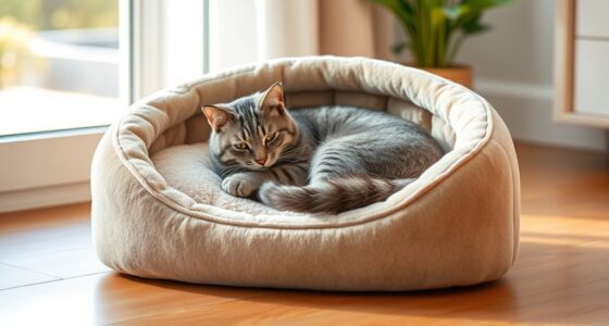 luxury orthopedic cat beds