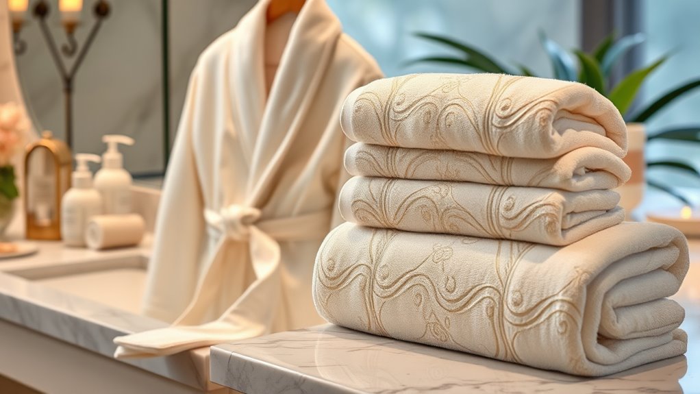 luxury spa robe sets
