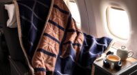luxury travel blanket selection
