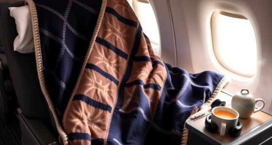 luxury travel blanket selection