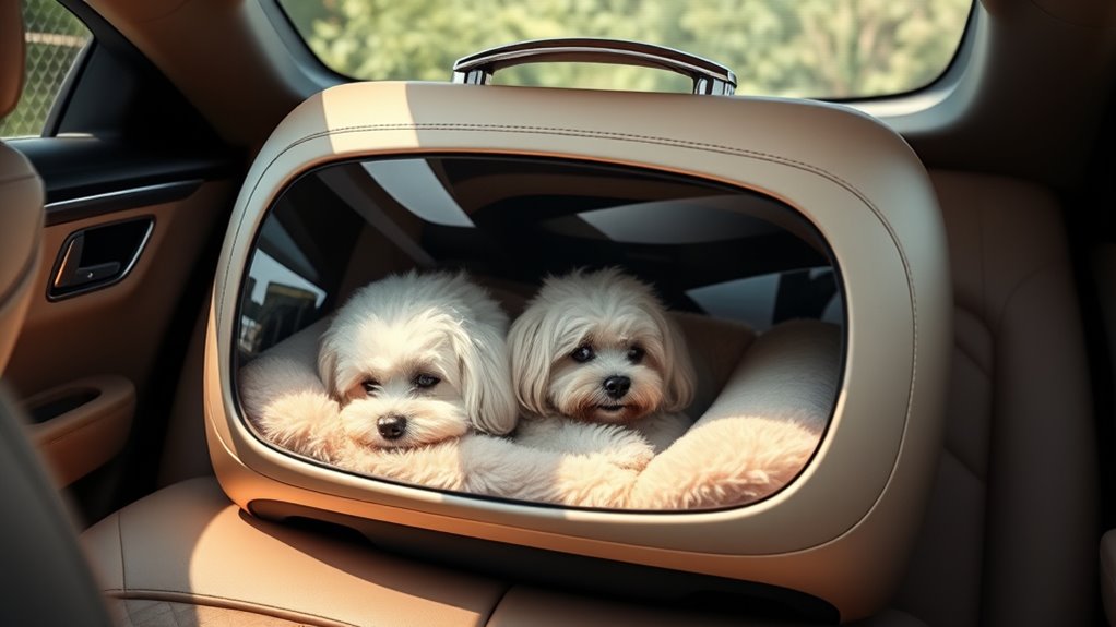 luxury travel dog carriers