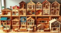 luxury wooden dollhouse collection