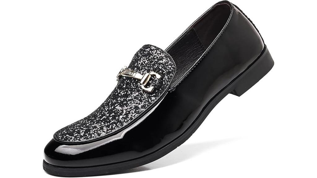 men s glitter dress shoes