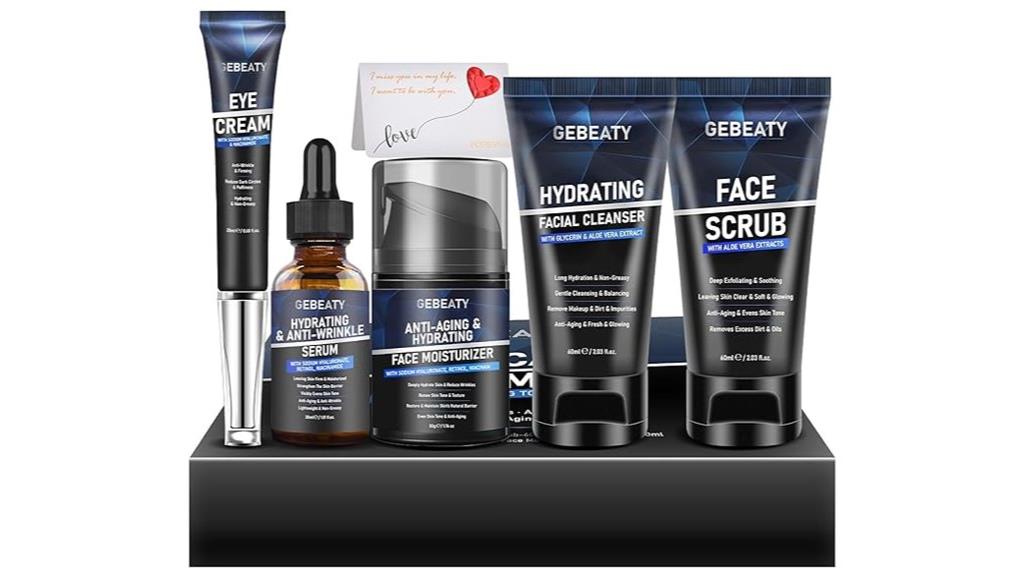men s hydrating skincare kit