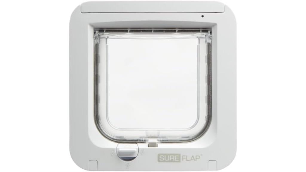 microchip white cat flap