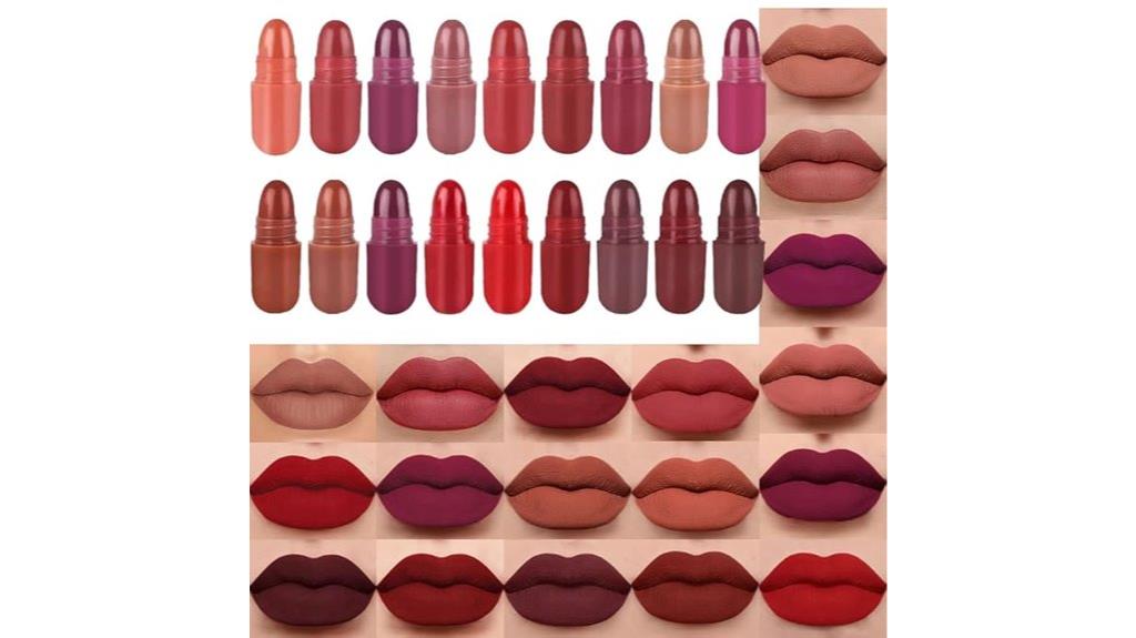 mini lipstick capsule set