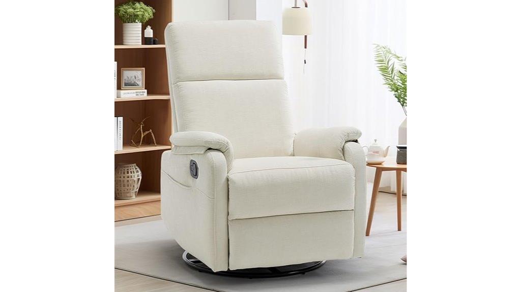 modern armrest recliner