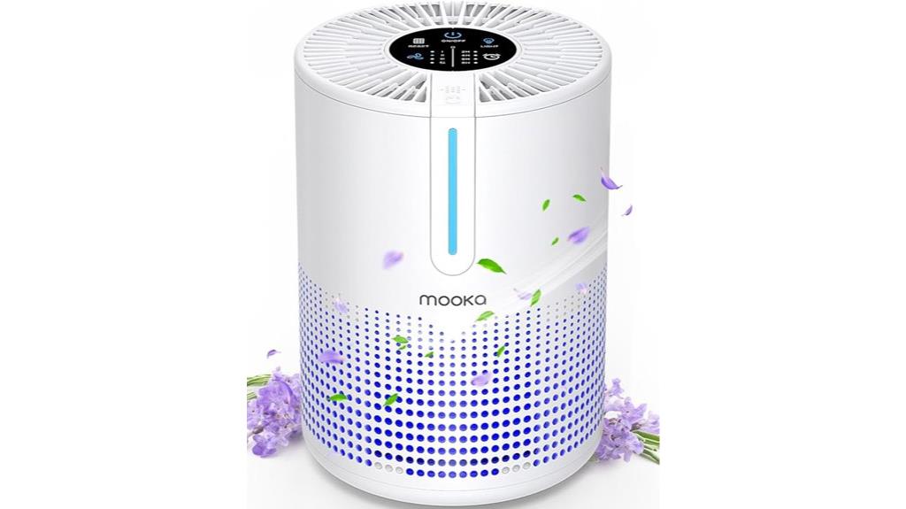mooka bedroom hepa purifier