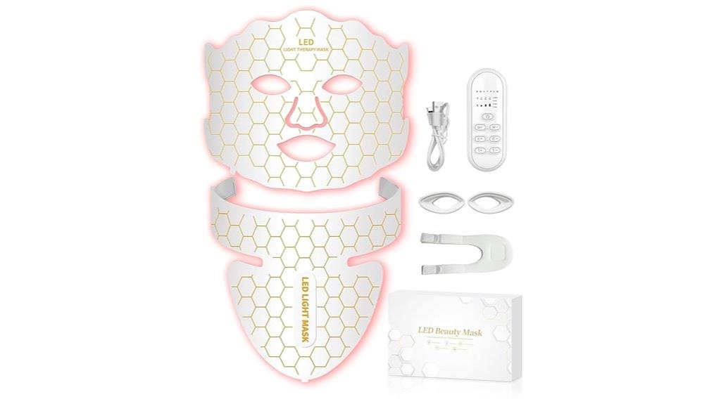 multicolor led facial mask