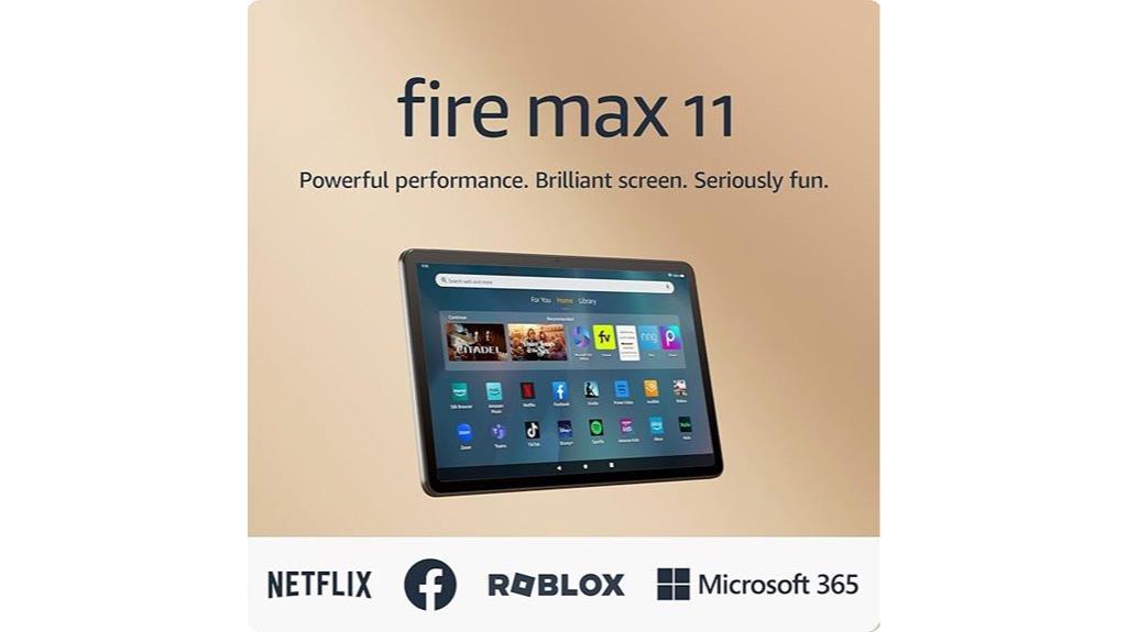 newest 11 inch fire tablet