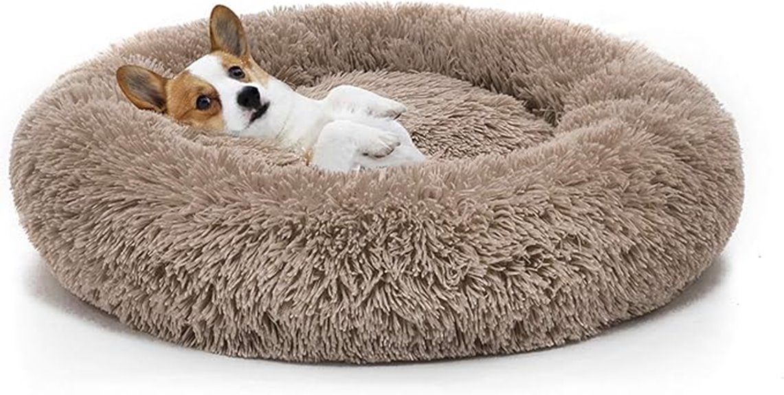 orthopedic round dog bed