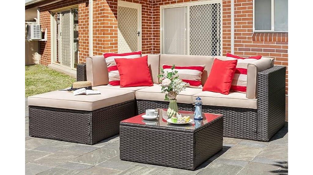 outdoor sectional sofa set