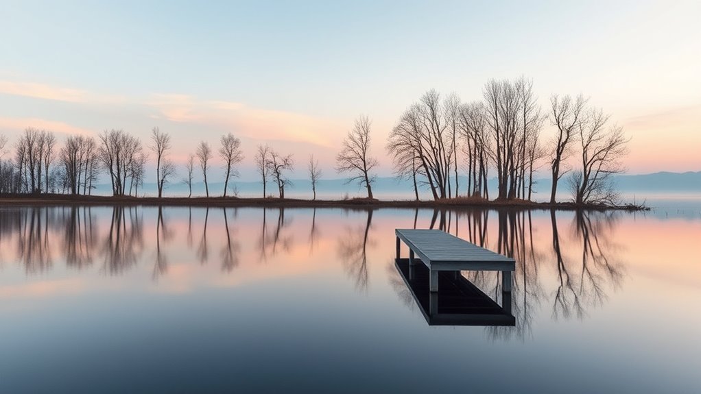 peaceful quietness inspires reflection