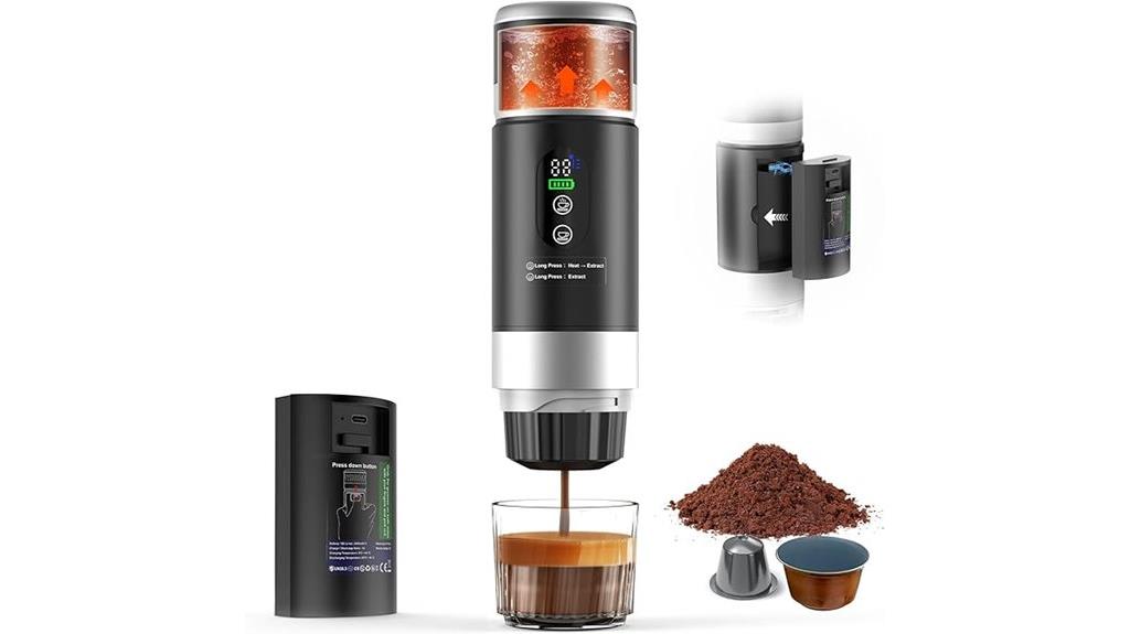 portable 20 bar coffee maker