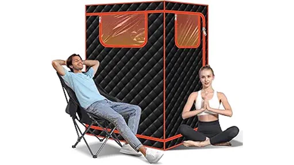 portable dual person sauna