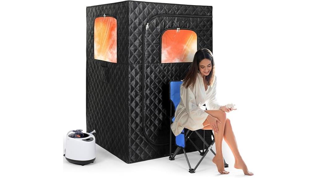 portable sauna with steam generator
