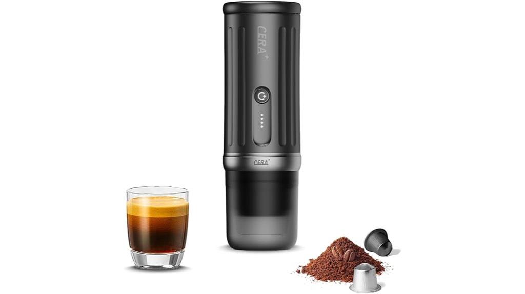 portable self heating espresso machine