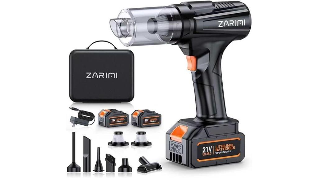 powerful cordless car vacuum