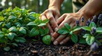 practicing mindfulness through gardening