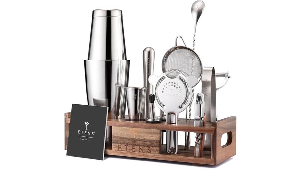 premium 15 piece bartender kit