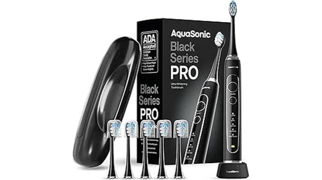 premium black electric toothbrush