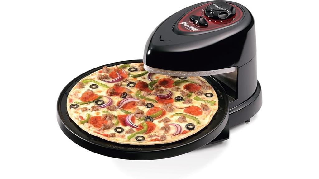 presto black rotating oven
