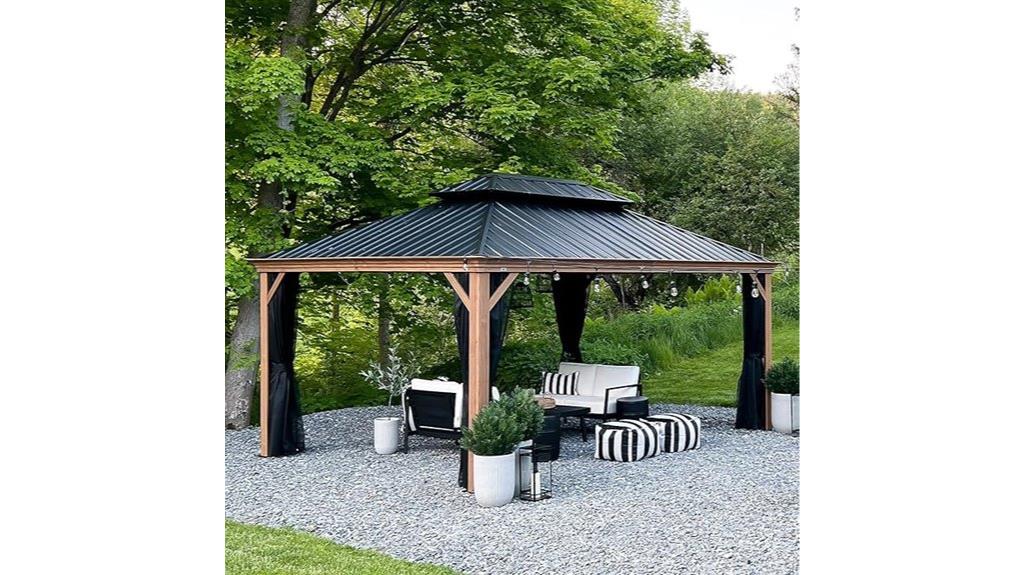 purple leaf gazebo 12x16