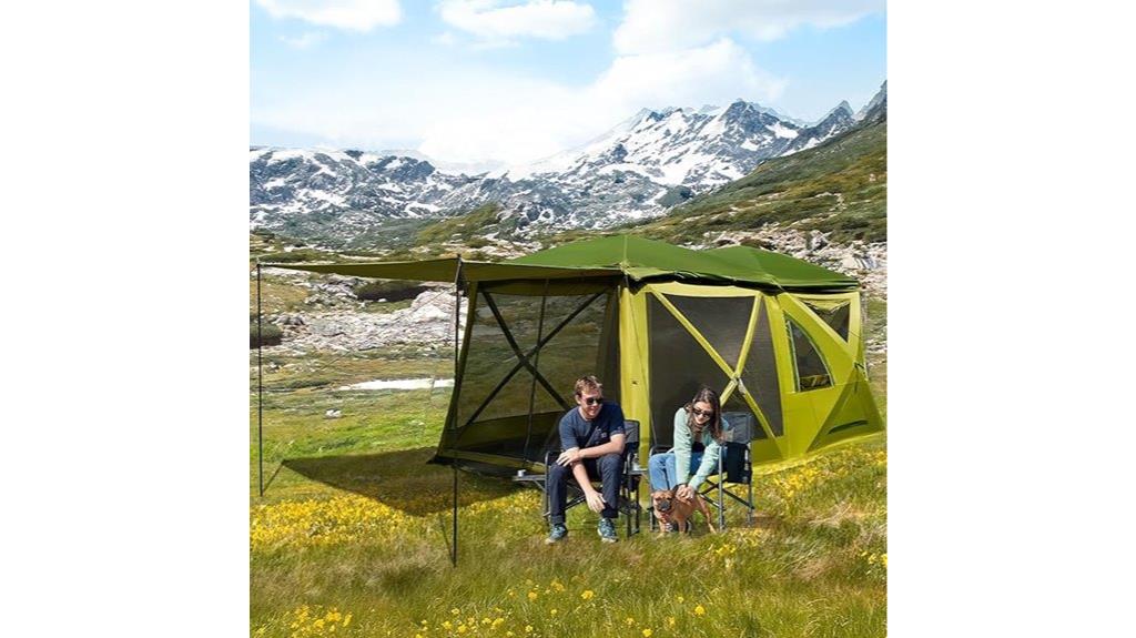 quick setup camping tent