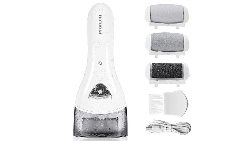 rechargeable cordless pedicure device