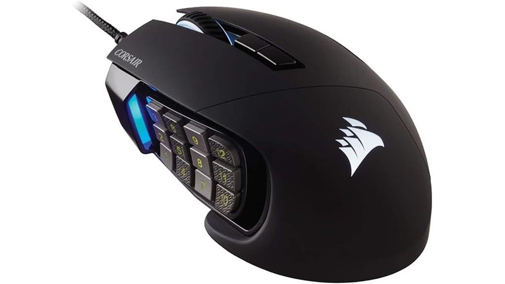 rgb programmable gaming mouse
