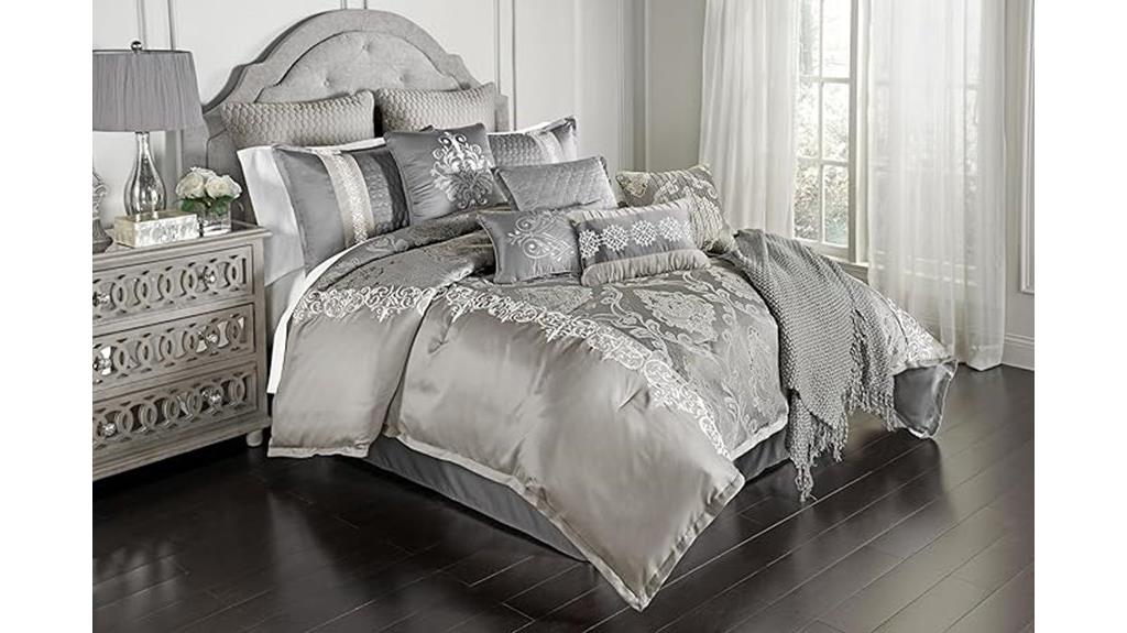 riverbrook platinum king comforter