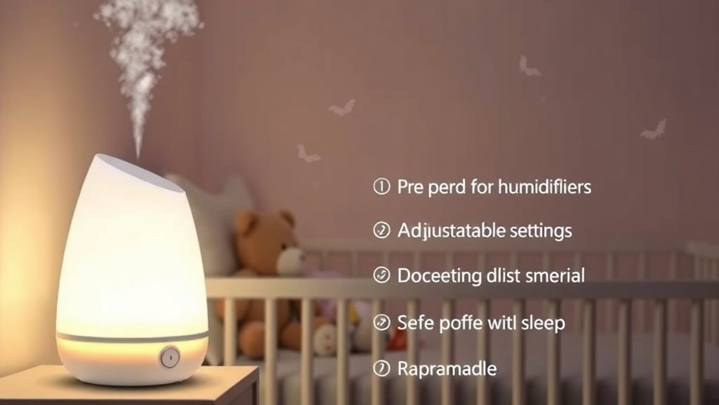 safe hygienic quiet humidifiers