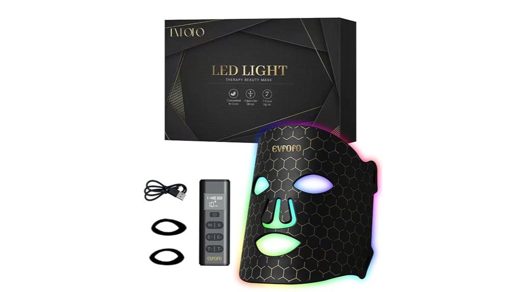 seven color led mask