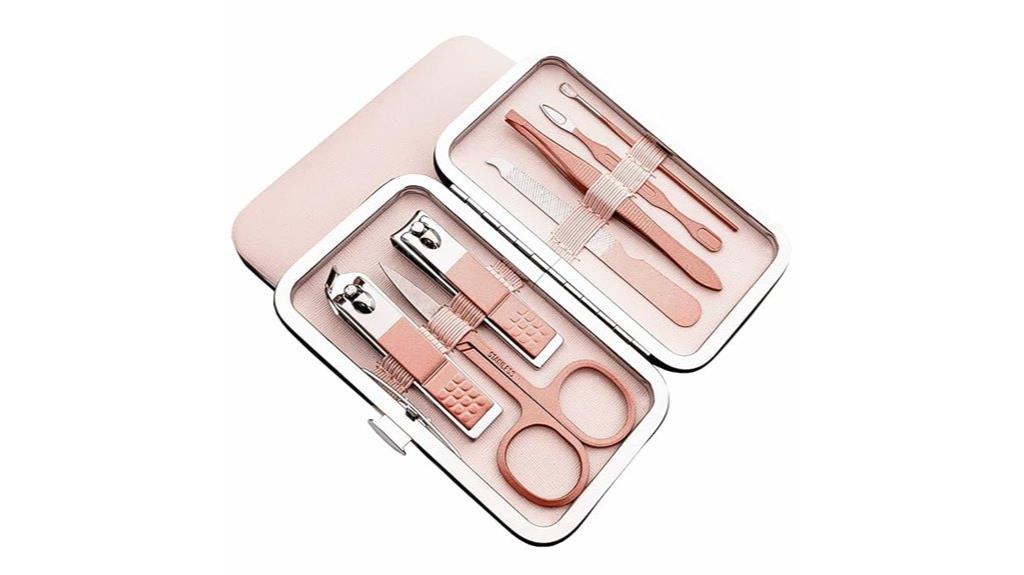 seven piece luxury manicure kit
