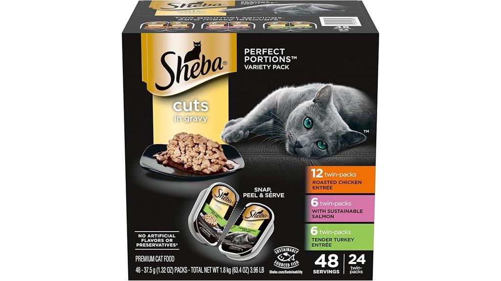 sheba cat food pack