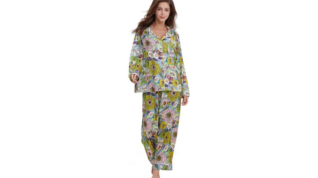 silk satin pajama set
