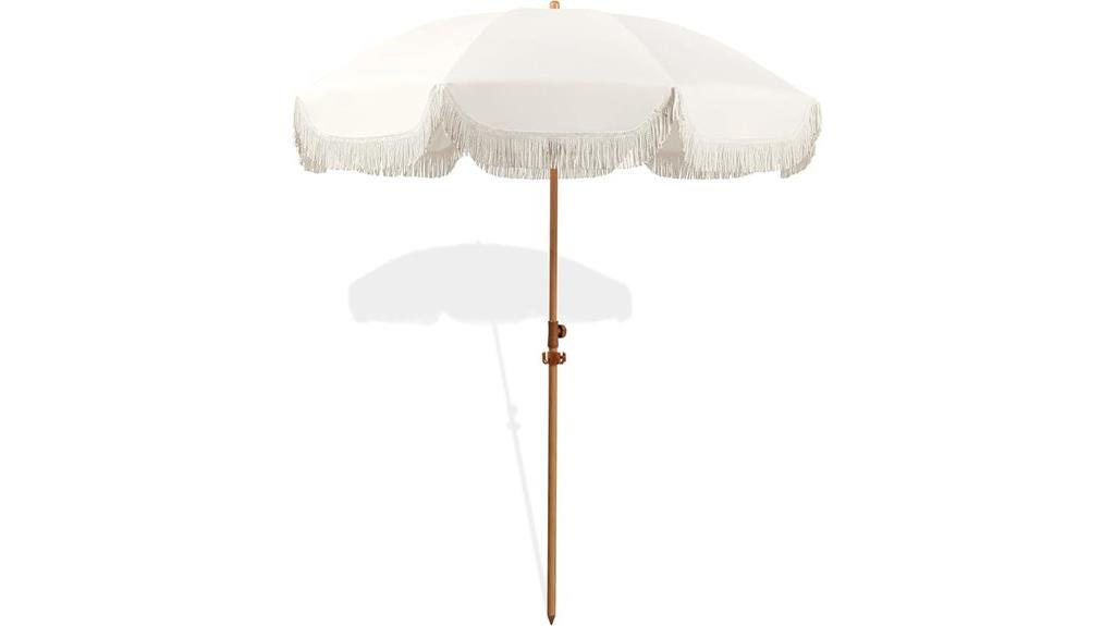 six and a half foot fringe umbrella