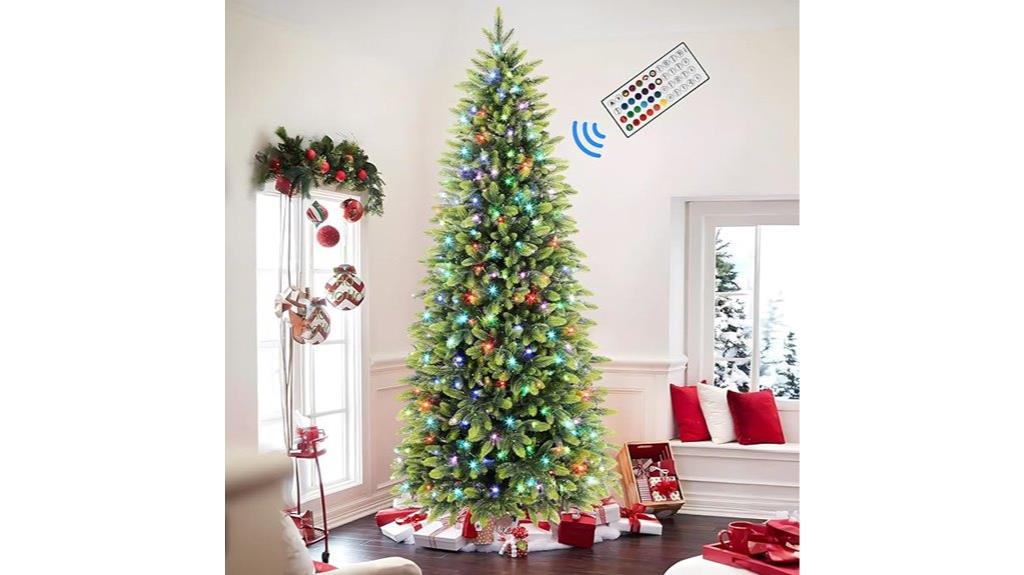 six foot prelit christmas tree