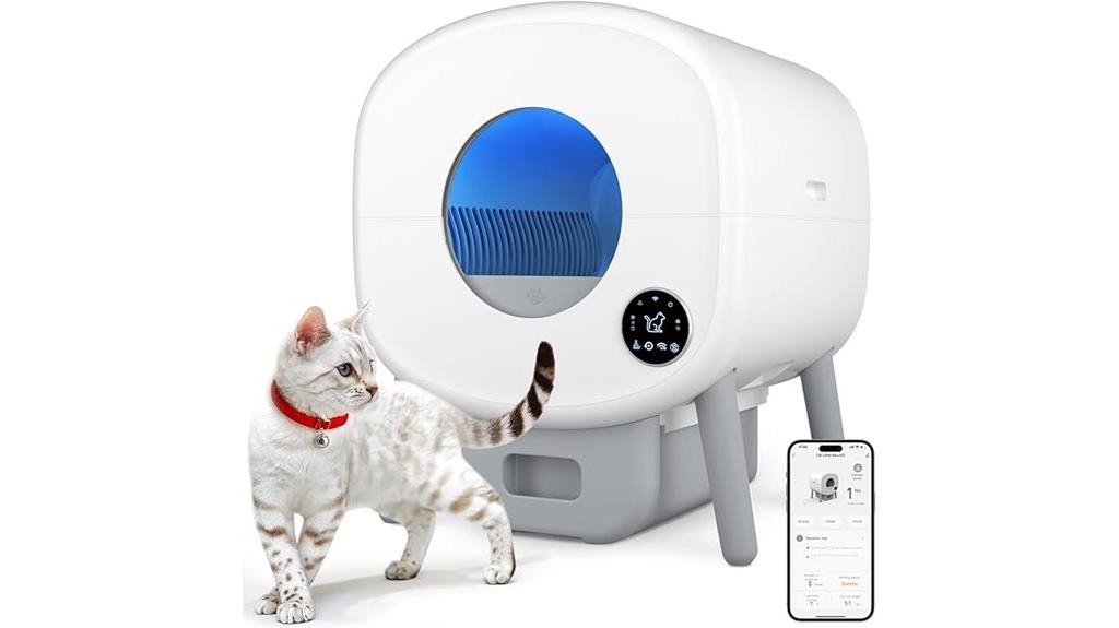smart self cleaning litter box