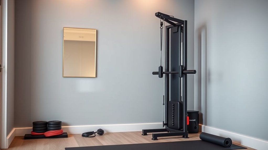 space saving cable machine options