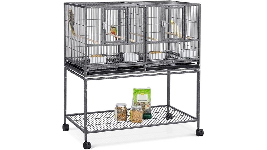 stackable bird cage divider