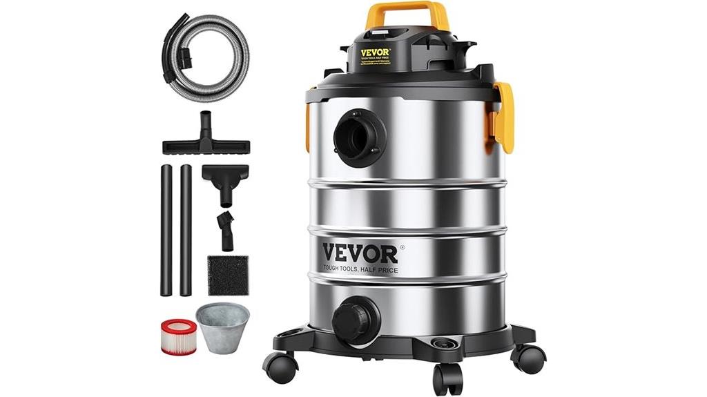 stainless steel wet dry vac