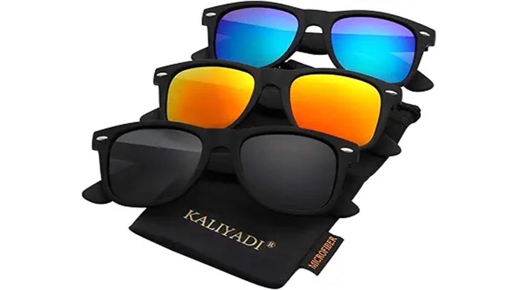 three pack polarized sunglasses